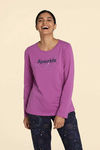 Zivame Buttersoft Knit Poly Pyjama Set - Evening Blue — thumbnail 5